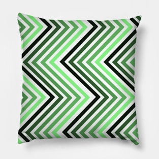 Green abstract geometry Pillow