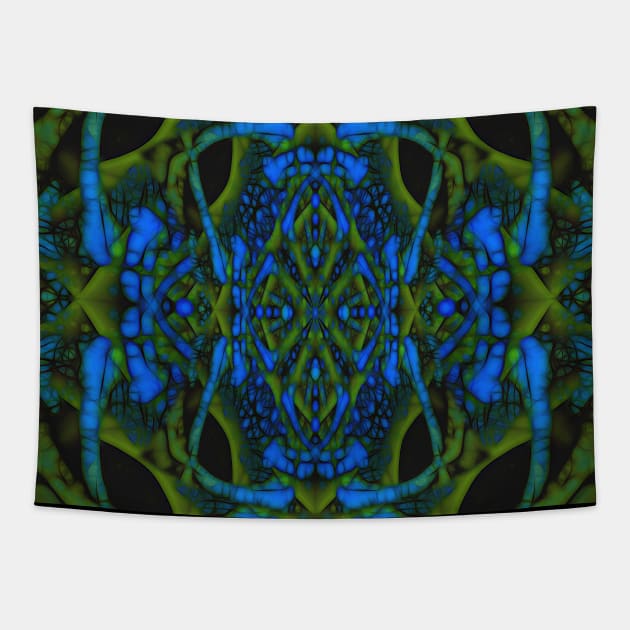 Symmetrical pattern Tapestry by Guardi