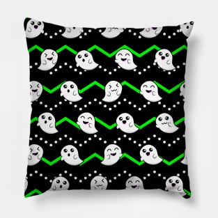 Cute Kawaii Halloween Ghosts Pillow