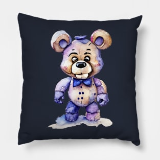 Five Nights At Freddys by watercolor Pillow