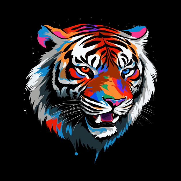 Patriotic Siberian Tiger by JH Mart