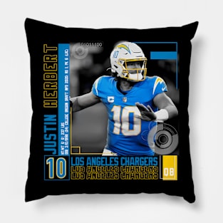 Justin Herbert Paper Poster Pillow