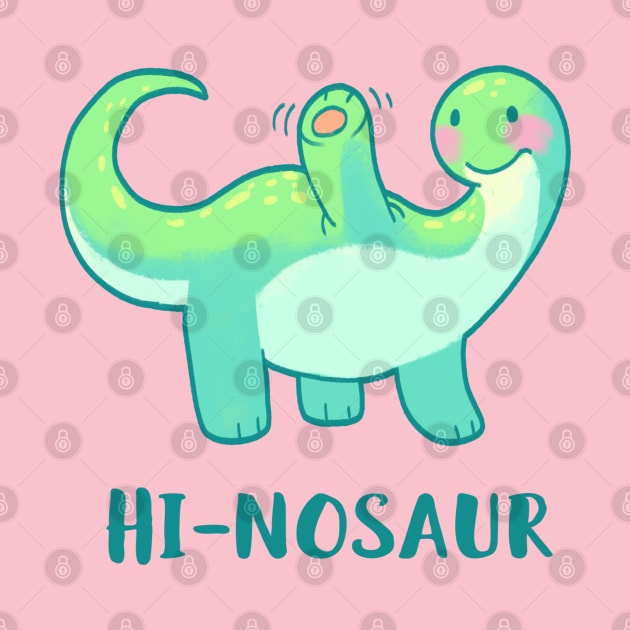 Hi-nosaur by ginaromoart