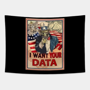 i want your data Tapestry