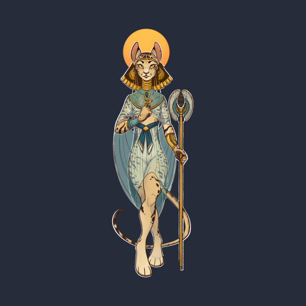 Bastet Egyptian TShirt TeePublic