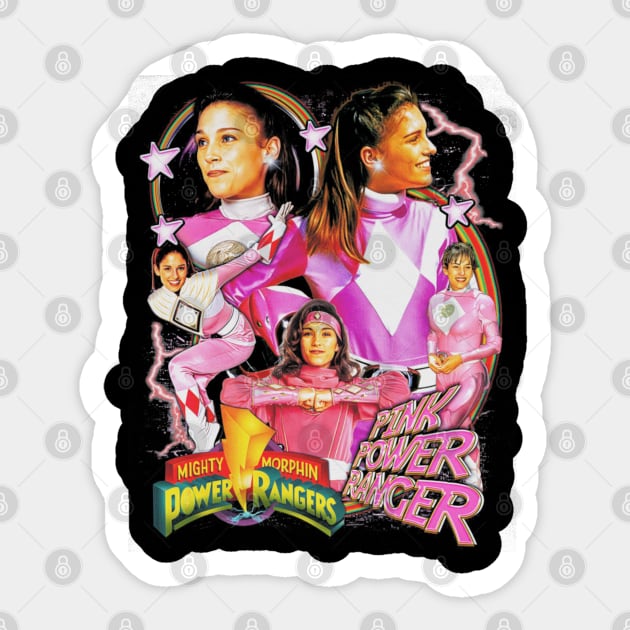 Pink Power Ranger - Pink Power Ranger - Sticker | TeePublic