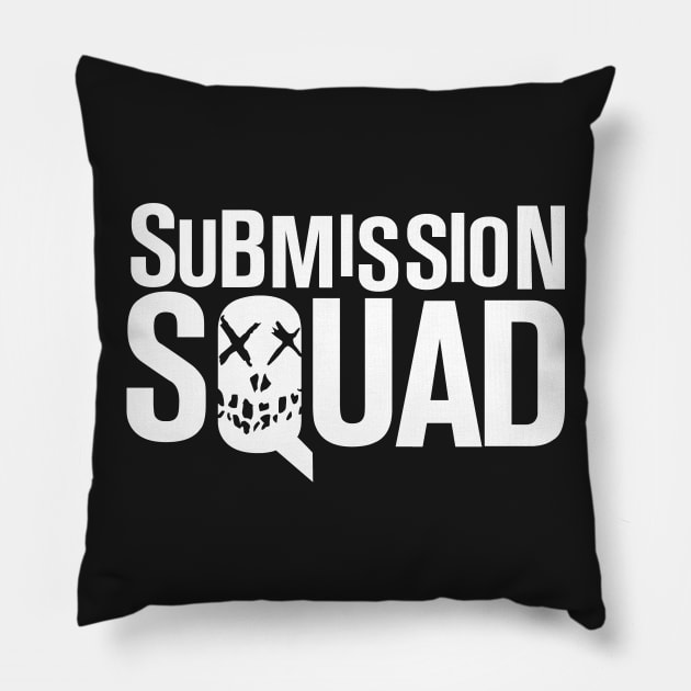 Submission Squad (Brazilian Jiu Jitsu / BJJ) Pillow by fromherotozero