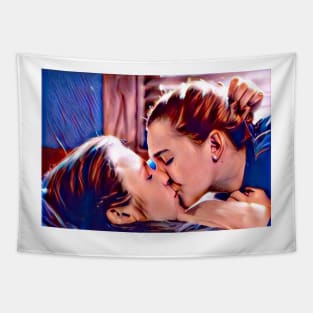 Wayhaught First Kiss Was WAY HAUGHT Tapestry