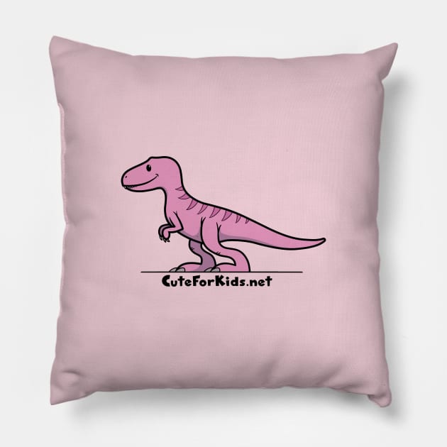 CuteForKids - Tyrannosaurus Rex - Branded Pillow by VirtualSG