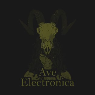 ASCii Savage Girl - Ave Electronica (Yellow) T-Shirt