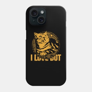 I LOVE DOT Cute Cat International Dot Day Phone Case