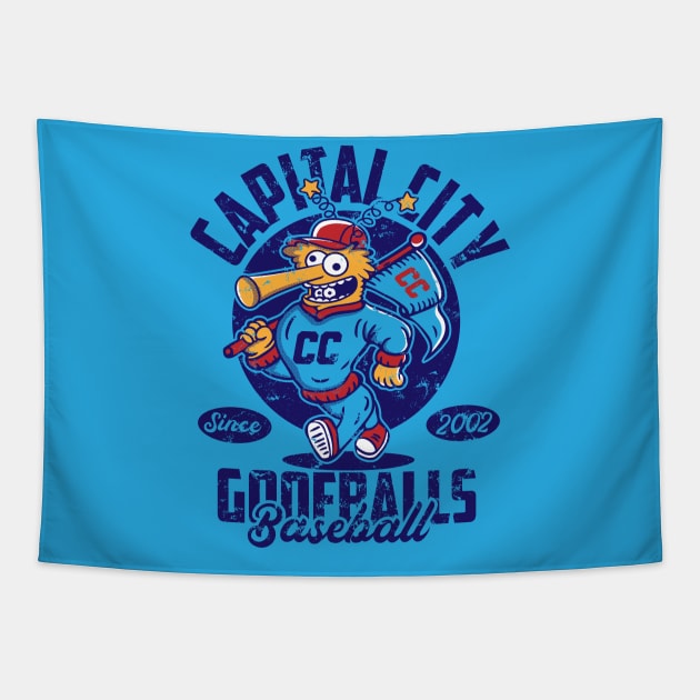 Goofballs Baseball Tapestry by carloj1956