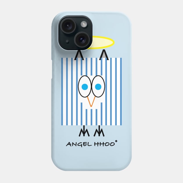 Angel Hhoo Blue Phone Case by Hhoo Owwl