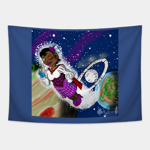 Marjorie the Magical Mystic of Spacetime Tapestry by Halloran Illustrations