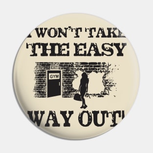 Way Out Girl Pin