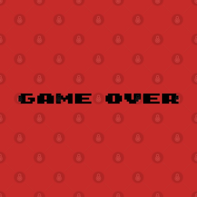 Game Over Screen by GreenGuyTeesStore