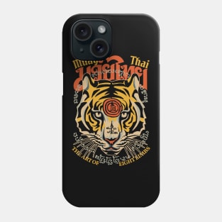 Muay Thai Tiger Tattoo Phone Case