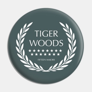 Tiger Woods - Fifteen Majors Pin