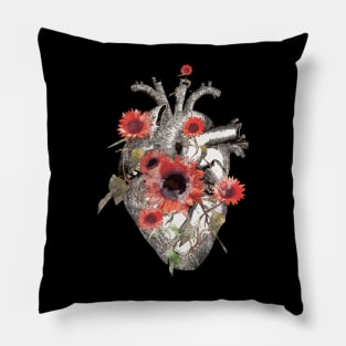 Floral heart 27 Pillow