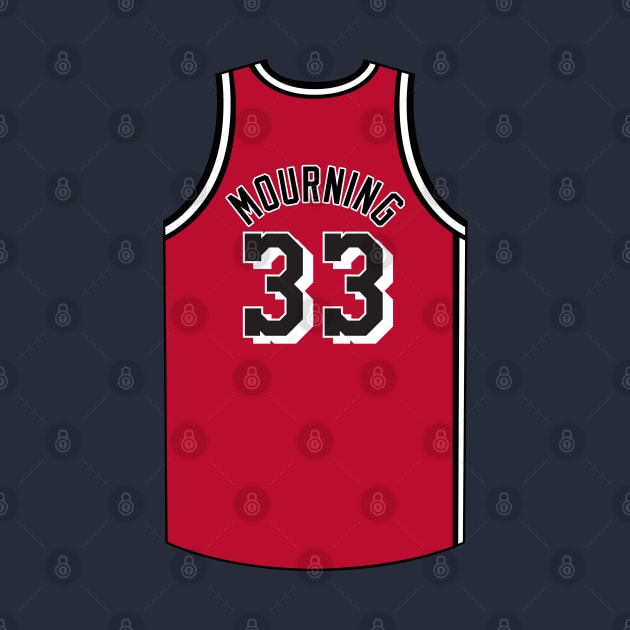 Alonzo Mourning Miami Jersey Qiangy by qiangdade