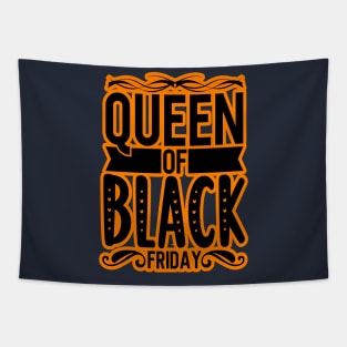 black friday, orange and black friday Tapestry