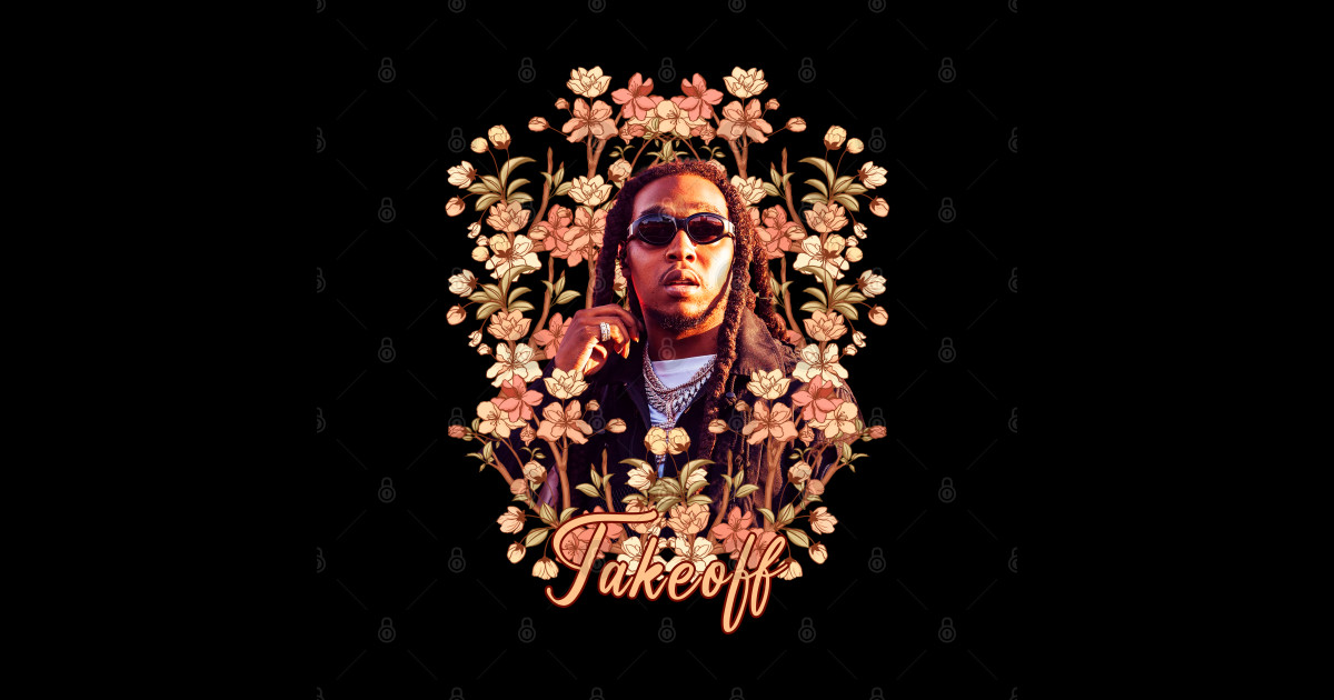 Takeoff Rapper Bootleg - Takeoff - Sticker | TeePublic