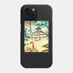 Temple complex in Cambodia, motif 3 Phone Case