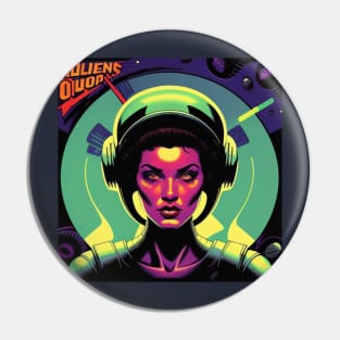 Special Op: Aliens Retro Futurism Pin