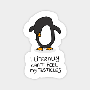 Grumpy Penguin Magnet