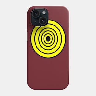 yellow black shape Phone Case