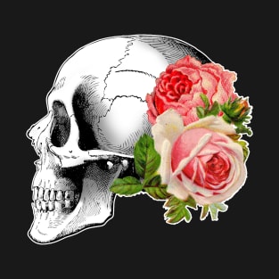 Skull with Roses T-Shirt