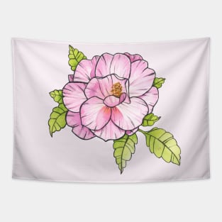 Pink Rose Tapestry