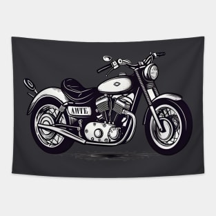 Classic motorcyle T-shirt Tapestry