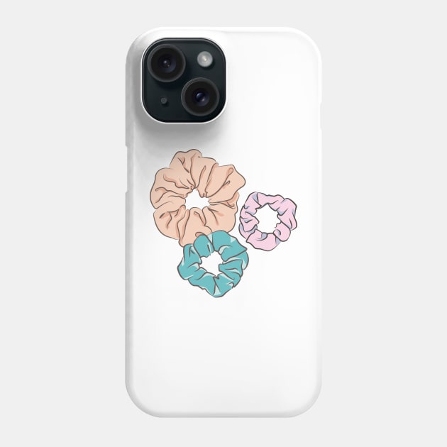 cute hair scrunchie Phone Case by princessmi-com