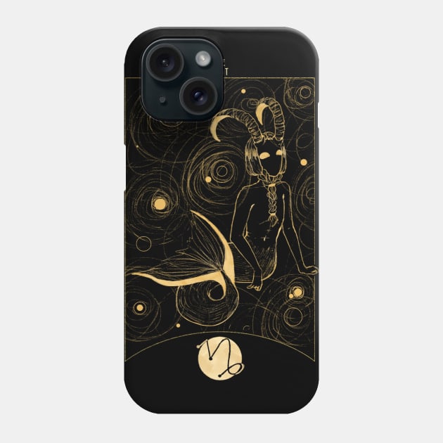 Capricorn Phone Case by densukii