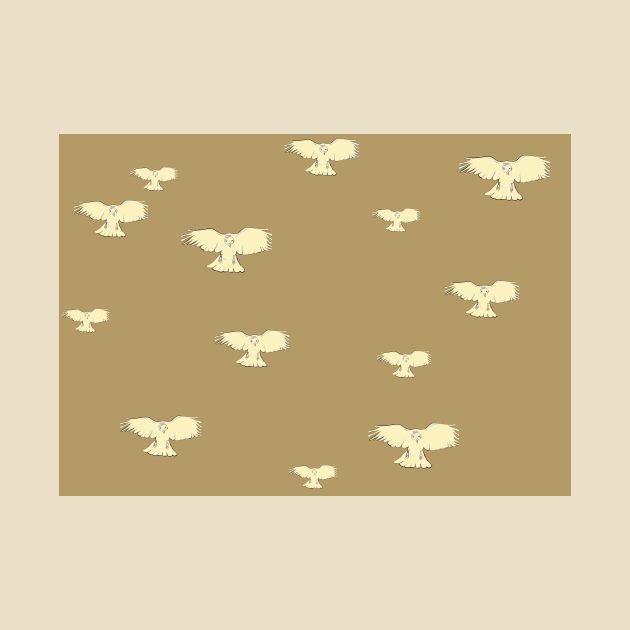 Beige Birds by The-Shop-Under