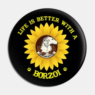 Borzoi Lovers Pin