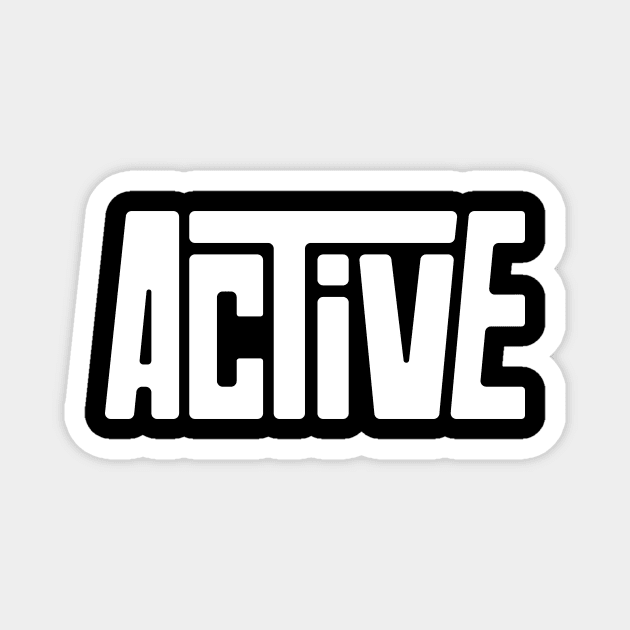 Active for gym Magnet by Amrshop87