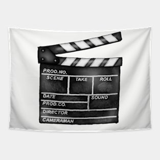 Movie Clapper Board Tapestry