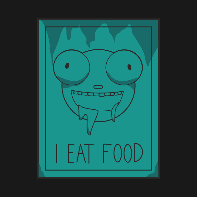 I EAT FOOD by Charlie_Vermillion