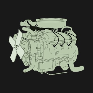 Old Car Engine T-Shirt