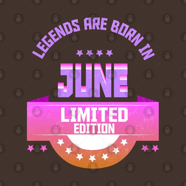 Legends are Born In June by Suryaraj