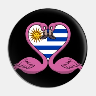 Flamingo Uruguay Pin