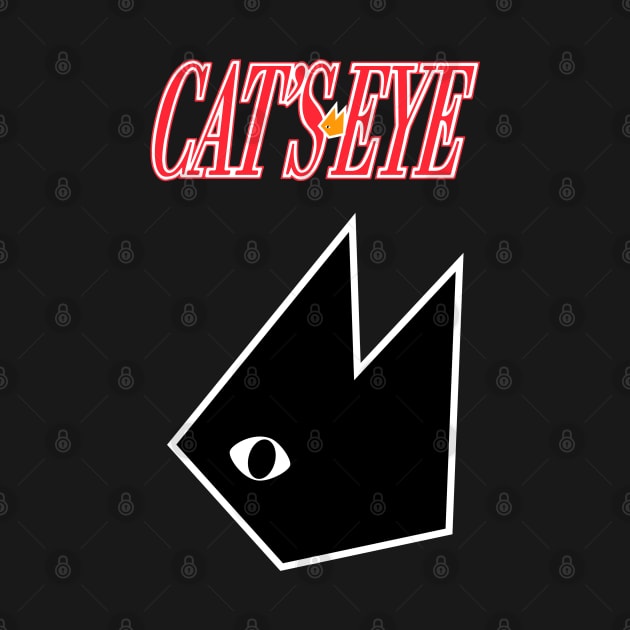 Cat's Eye - Anime original vintage logo by MiaouStudio