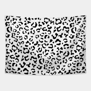 Leopard Print, Leopard Spots, Black And White Tapestry