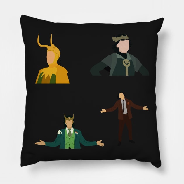 Variant Pack Pillow by CalliesArt