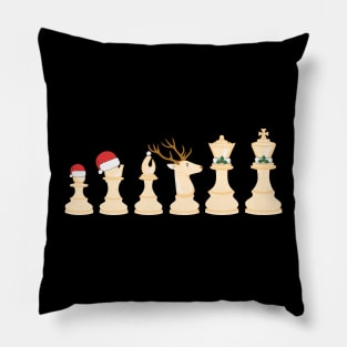 Chess Christmas Pillow