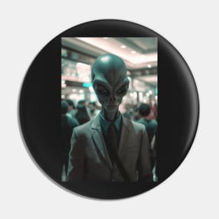 Business Alien - In The Mall Pin