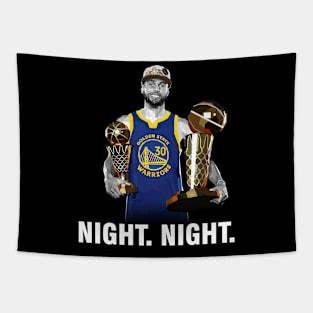 Stephen Curry Night Night Tapestry