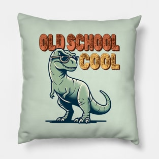 Cool old school dinosaur Pillow